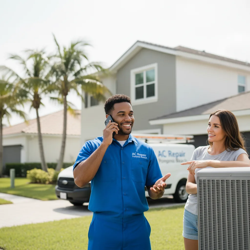 AC Repair Pompano Beach customer support in Edgerton